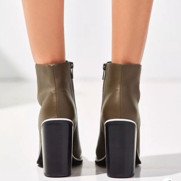 Sol Sana Fox Olive Ankle Boot Size 40 - Picture 4 of 13